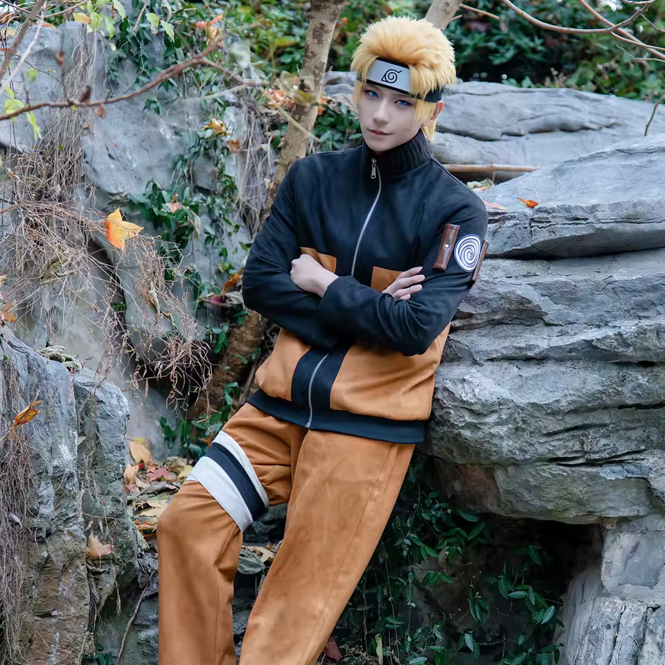 Naruto Uzumaki Full Cloak - Hokage Cosplay Costume
