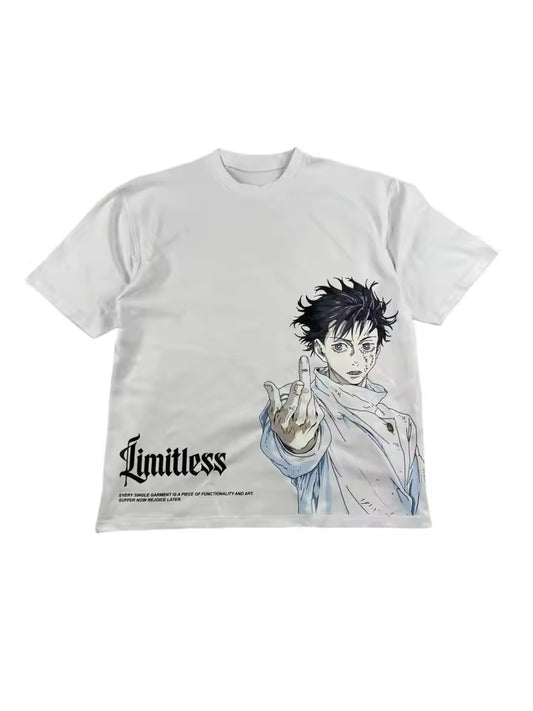 Yuta Okkotsu Limitless Manga T-Shirt front graphic product view
