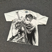 Berserk Guts Black Swordsman Oversized T-Shirt