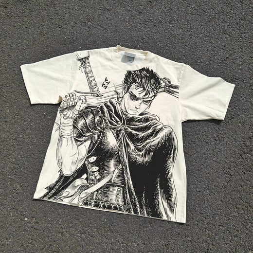 Berserk Guts Black Swordsman Oversized T-Shirt