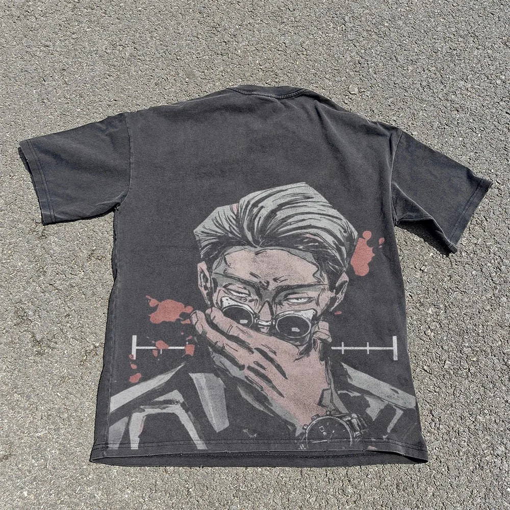 Nanami Kento Jujutsu Kaisen Vintage T-Shirt front graphic product view