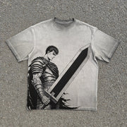Berserk Guts Dragonslayer Sword Oversized T-Shirt