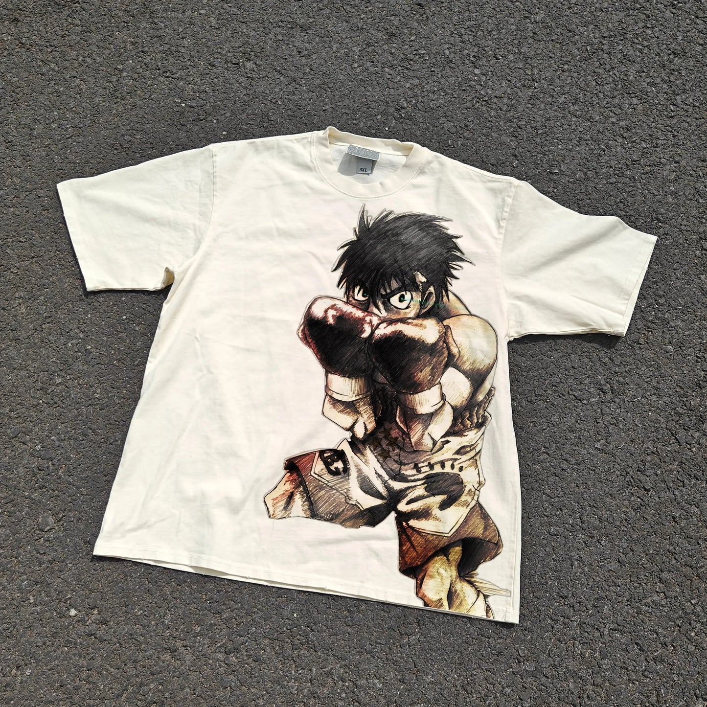 Ippo Makunouchi Hajime no Ippo oversized T-shirt front graphic view