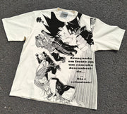 Dragon Ball Manga Panel Collage Y2K T-Shirt