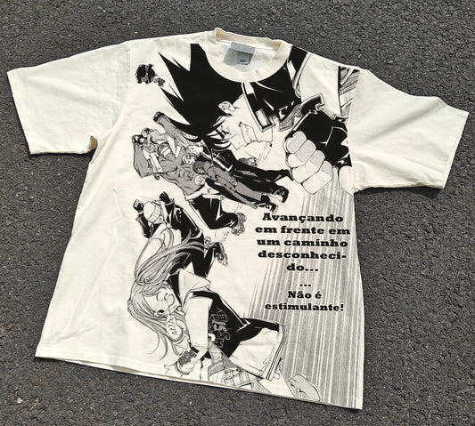 Dragon Ball Manga Panel Collage Y2K T-Shirt graphic print view 3