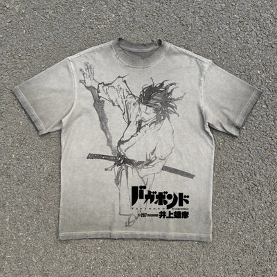 Musashi Miyamoto Vagabond Vintage Oversized T-Shirt