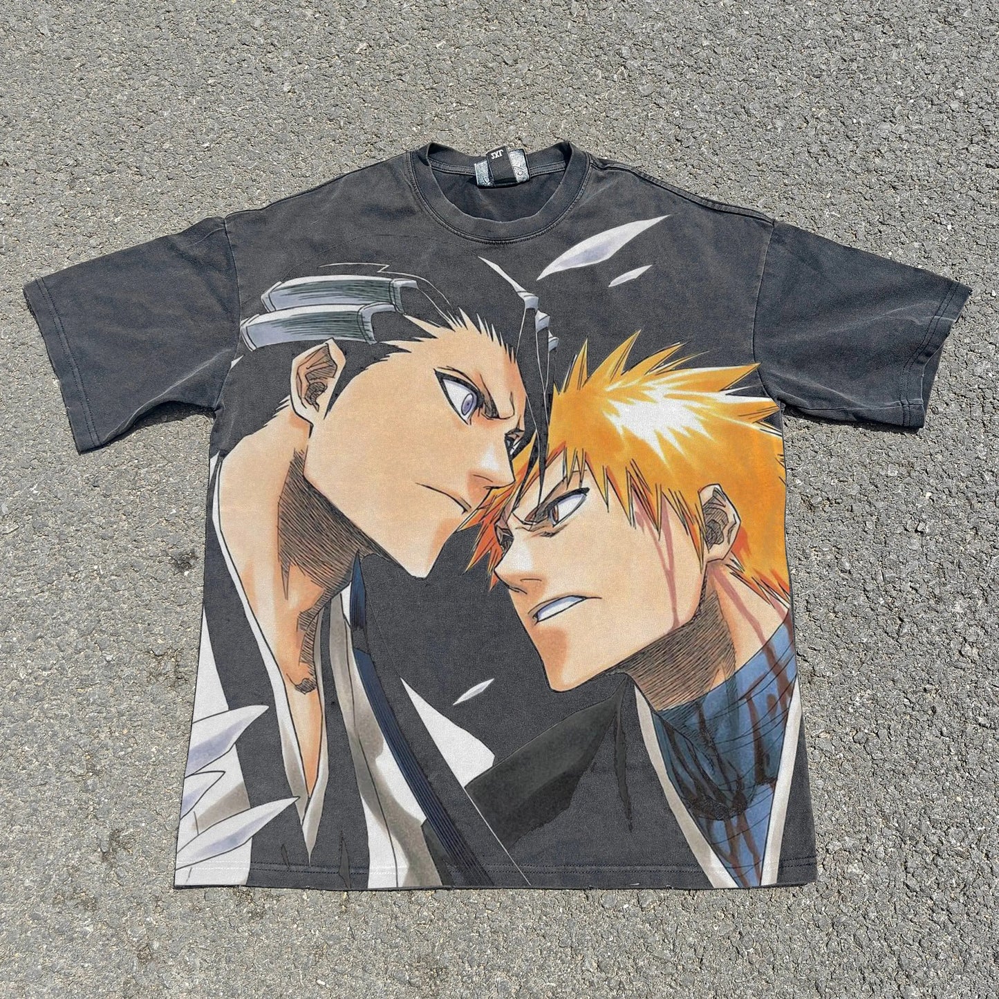 Bleach Ichigo Rivals Oversized Graphic T-Shirt front graphic product view
