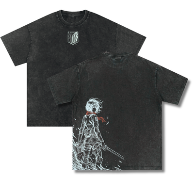 Mikasa Ackerman Heavyweight Tee