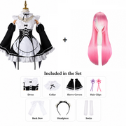 Re:Zero Rem & Ram Maid Cosplay
