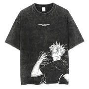 Satoru Gojo Asymmetrical Vintage Tee