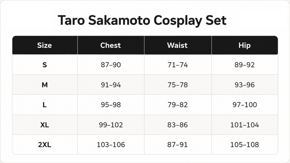 Taro Sakamoto Cosplay Set