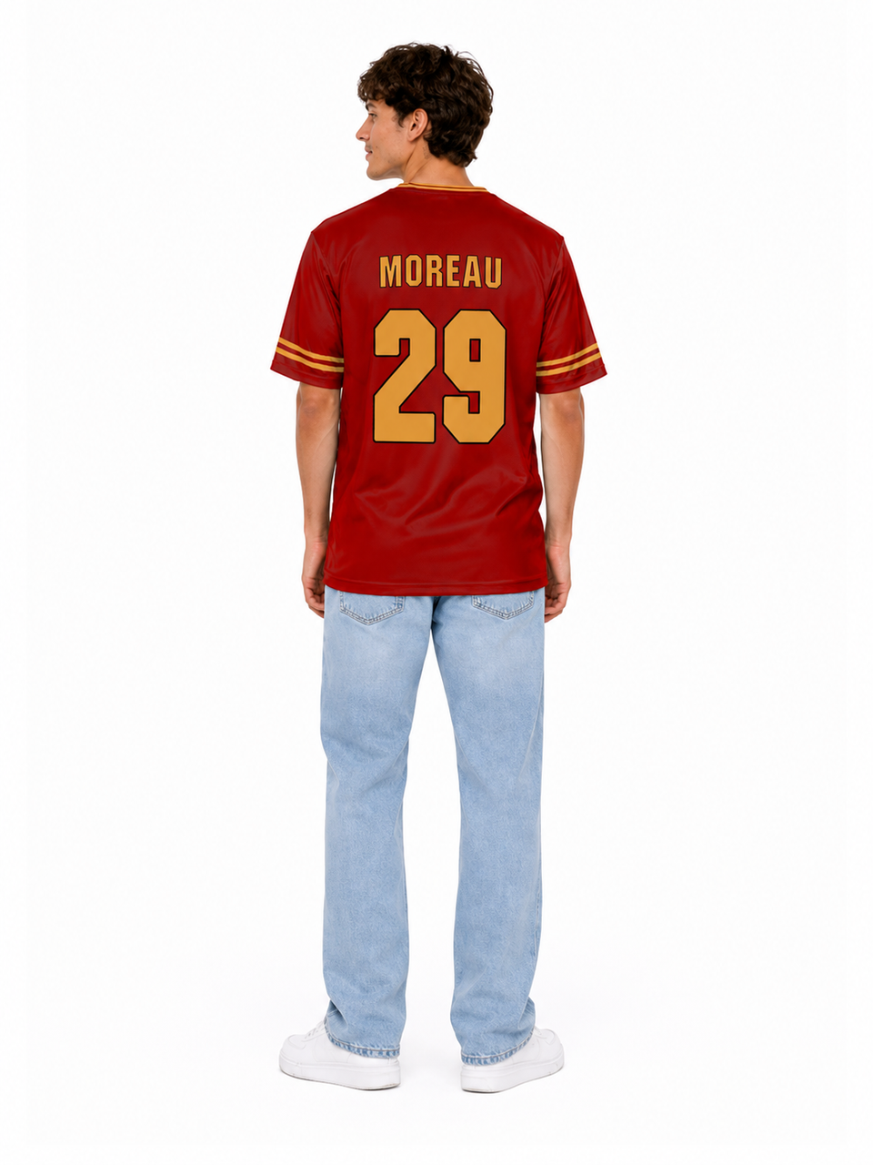 Foxhole Court Red Lacrosse Jerseys