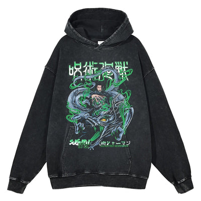 Geto Suguru "Curse Manipulation" Vintage Hoodie