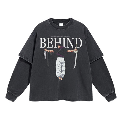 Toji Left It All Behind Double Sleeve Tee
