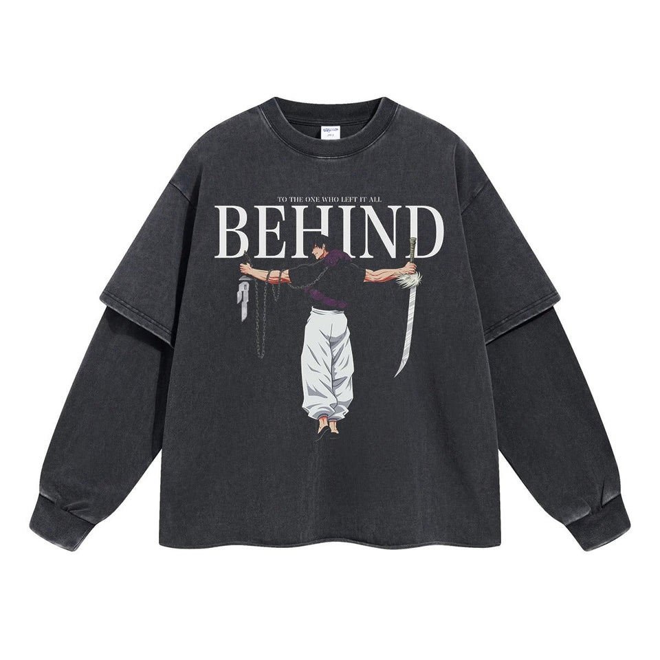 Toji Left It All Behind Double Sleeve Tee