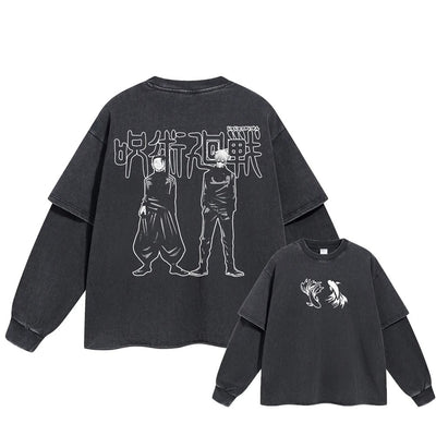Gojo X Geto Double Sleeve Tee