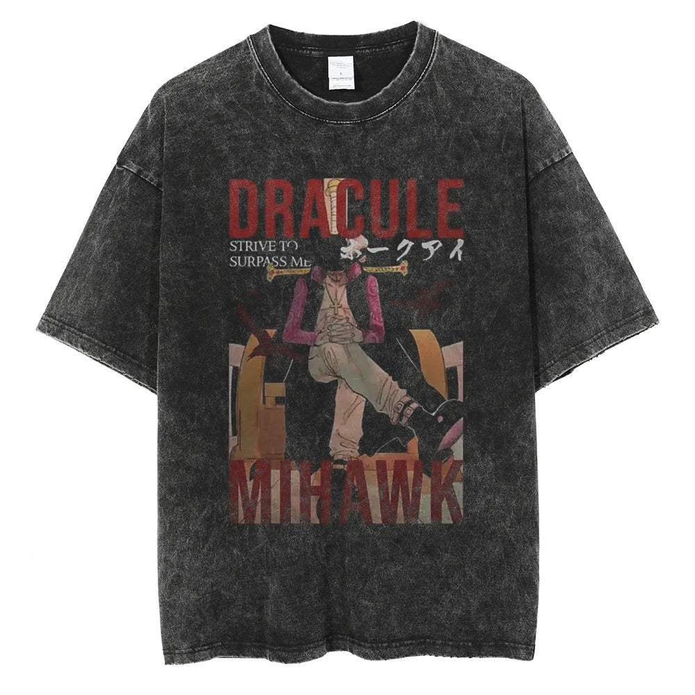 Mihawk "World's Strongest Swordsman" Vintage T-shirt