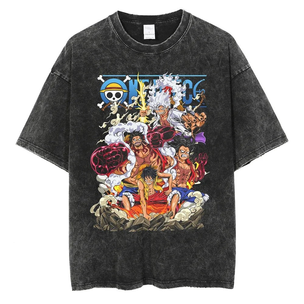 One Piece "Straw Hat Pirates" Vintage T-shirt #01