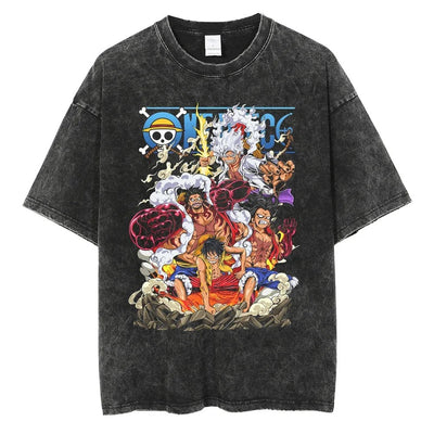 One Piece "Straw Hat Pirates" Vintage T-shirt #01