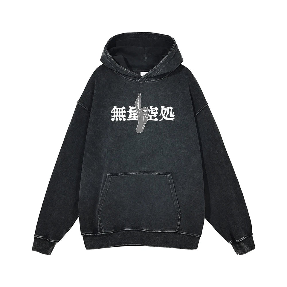 Gojo Satoru "Blindfold" Vintage Hoodie #08