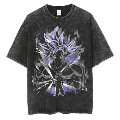 Goku "Spirit Bomb" Vintage T-shirt #05