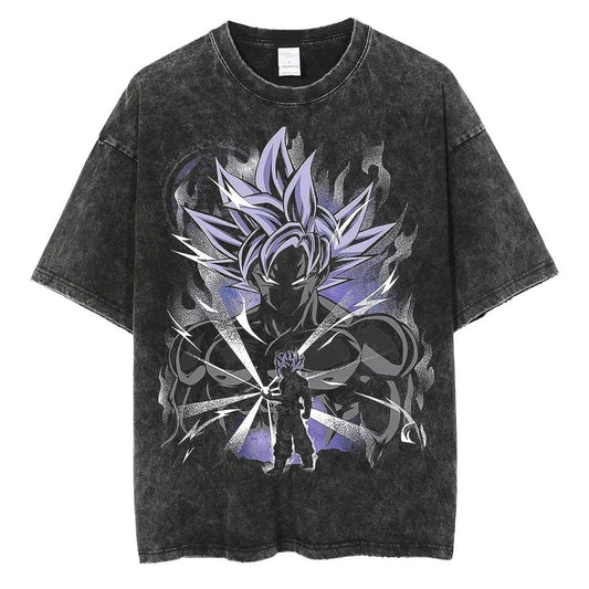 Goku "Spirit Bomb" Vintage T-shirt #05