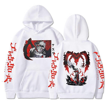 Black Clover "Asta Red Wings" Streetwear Hoodie