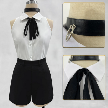 Reze Full Cosplay Devil Costume